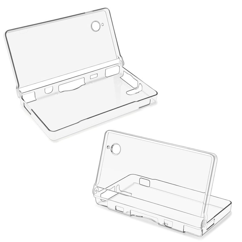 Vlammende Clear Crystal Protective Hard Case Compatible with Nintendo DSi NDSi, Transparent Hard Shell Case Cover for DSi NDSi Clear Housing Case - Image 1